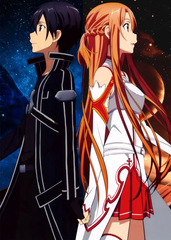 Adegan romantis anime cogan Pasangan anime romantis