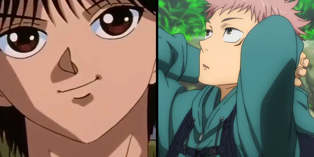 Karakter anime dalam pertarungan yang seru Karakter anime sedang bertarung