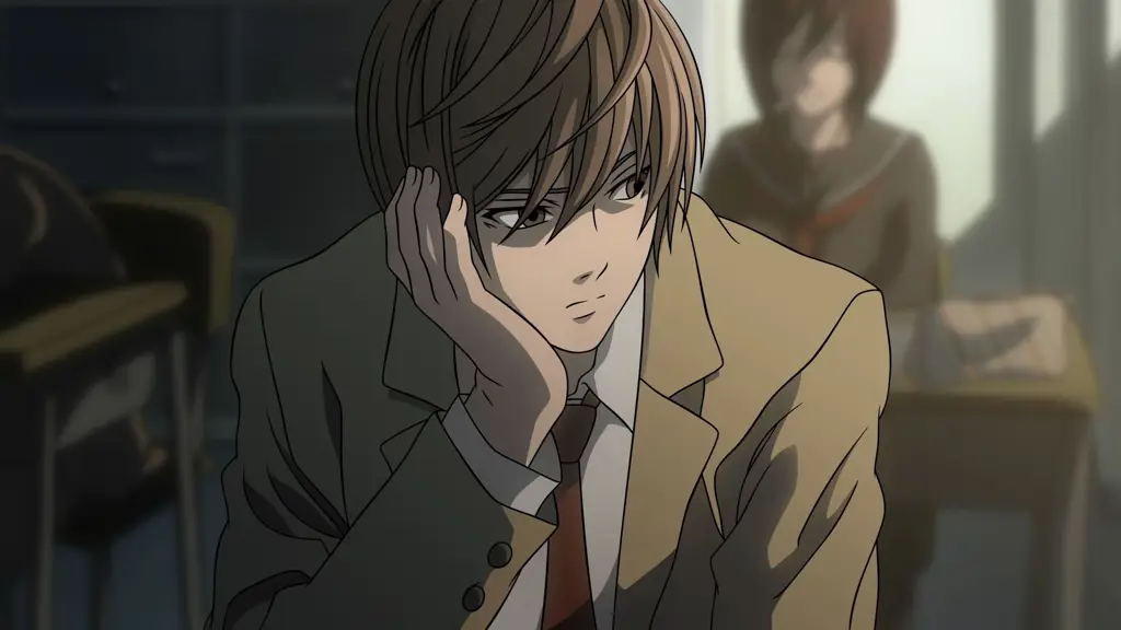 Pertempuran antara Light dan L Light Yagami dan L dalam Death Note