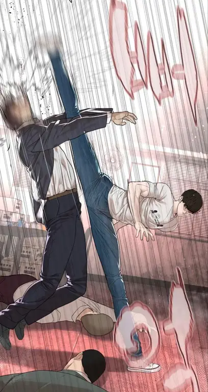 Saksikaan pertarungan spektakuler di Lookism Adegan pertarungan yang epik dan menegangkan dalam anime Lookism